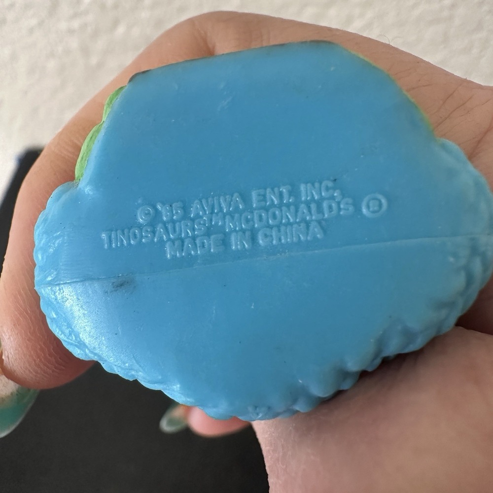 Vintage 1985 McDonald's Happy Meal Dinosaurs‎ Tinosaur Lot Of 3 Avis Enterprises - Picture 8 of 9